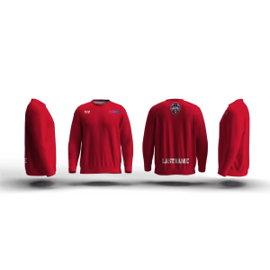 Aggtown Ranger Wrestling Red Elite Sublimated Crewneck