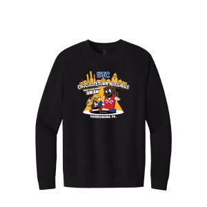 Chocolate Town Duals Black Heat Press Crewneck
