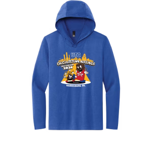 Chocolate Town Duals Blue Heat Press Hoodie