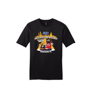 Chocolate Town Duals Black Heat Press Short Sleeve T-Shirt