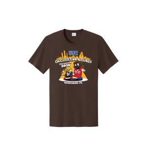 Chocolate Town Duals Brown Heat Press Short Sleeve T-Shirt