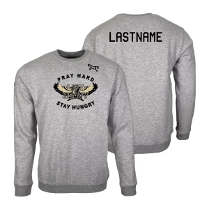 Golden hawk faith lift heavy MyHOUSE Heat Press Challenger Crewneck