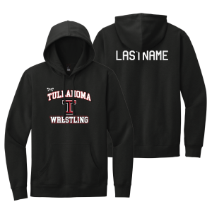 Tullahoma Wrestling 2026 Black Color Select Heat Press Screen Printed Hoodie