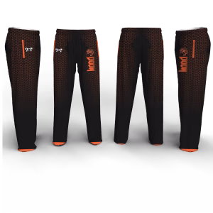 Doom Wrestling Club Orange 2026 Poly Fleece Pajama Pants