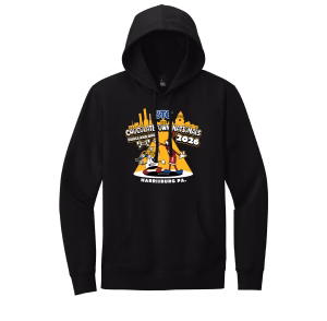 Chocolate Town Duals Girls Black Heat Press Hoodie
