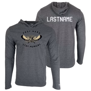 Golden hawk faith lift heavy Custom Heat Press Long Sleeve Hoodie T-Shirt