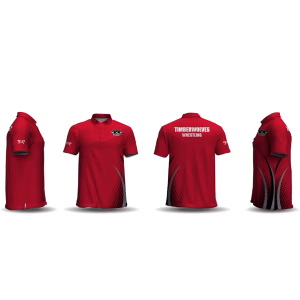 Rochester Middle School red Men's Custom Polo
