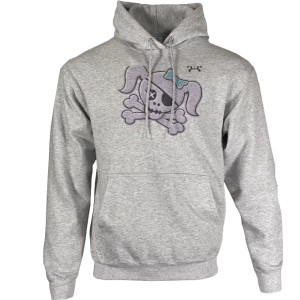 Shore Wrestling Custom Sublimated Decal Grey Hoodie