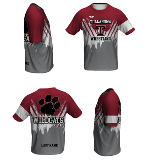Tullahoma Wrestling 2026 Loose Short Sleeve Dri-Fit
