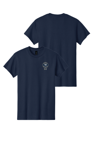 Bentonville Wrestling Club Blue Custom Heat Press Short Sleeve T-Shirt