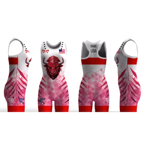 AAU International Red brazil 2026 Women's Racerback Singlet