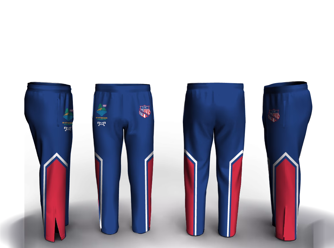 AAU International Brazil 2026 Athletic Pant (Tapered/Zipper)