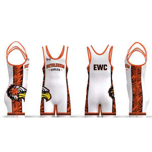 Bethlehem Eagles Wrestling Club white Men's Singlet