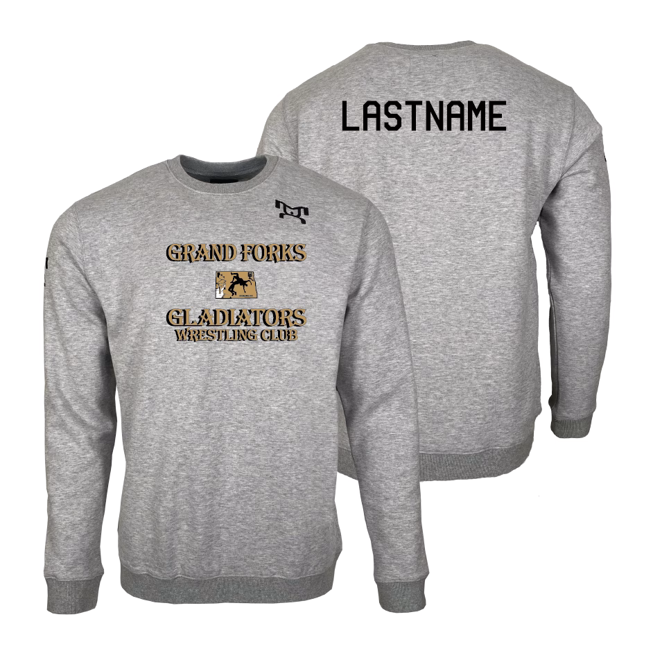 Grand Forks Gladiators MyHOUSE Heat Press Challenger Crewneck
