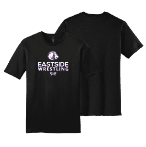 Eastside High School Black Custom Heat Press Short Sleeve T-Shirt