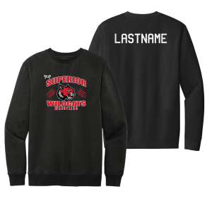 Superior High School 2026 Black Heat Press Crewneck
