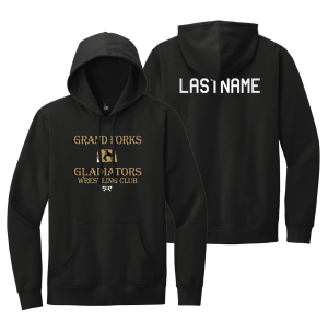 Grand Forks Gladiators Heat Press Screen Printed Hoodie
