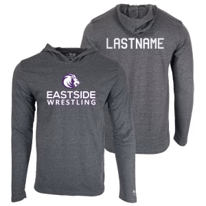 Eastside High School Custom Heat Press Long Sleeve Hoodie T-Shirt
