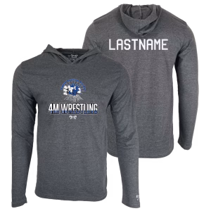 4M Wrestling Club Custom Heat Press Long Sleeve Hoodie T-Shirt