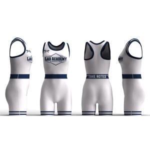 Lab Academy Wrestling white Women's Racerback Singlet