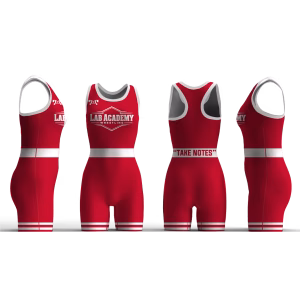 Lab Academy Wrestling Red Women's Racerback Singlet