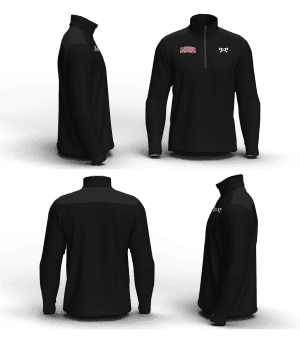 Lamar Youth Wrestling Club Men's Mid-Weight Custom Quarter Zip