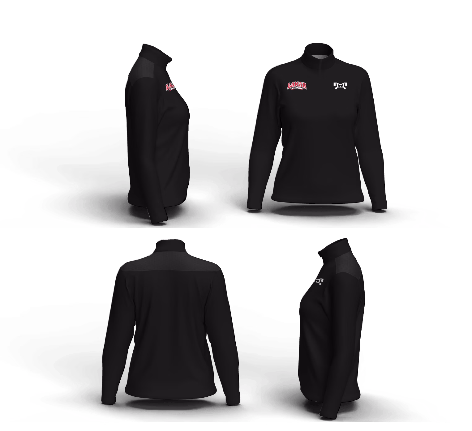 Lamar Youth Wrestling Club Women's Mid-Weight Quarter Zip