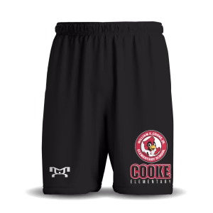 William F Cooke Elementary Athletic Mesh Short - Black - 2026