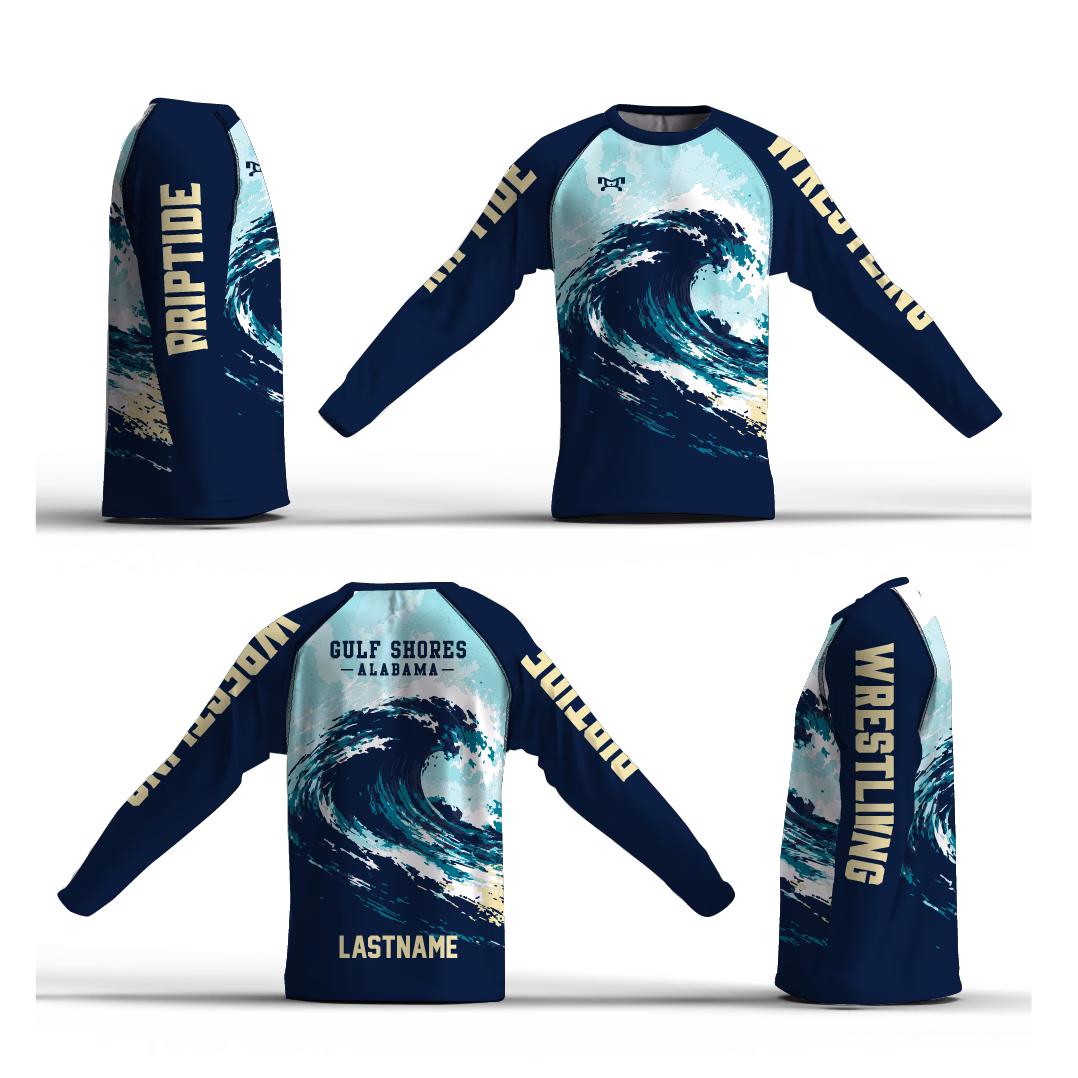 Riptide Wrestling Club AL Loose Long Sleeve Dri-Fit