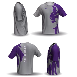 Eastside High School Silver Loose Short Sleeve Dri-Fit