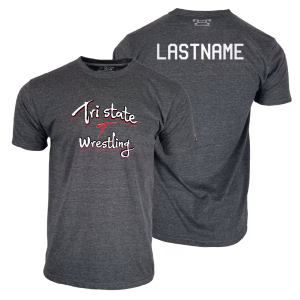 Tri State Wrestling Custom Heat Press Short Sleeve T-Shirt
