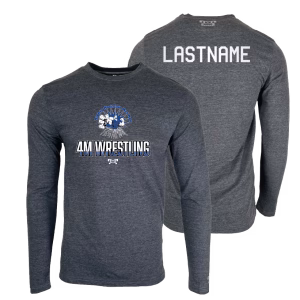 4M Wrestling Club Custom Heat Press Long Sleeve T-Shirt