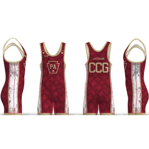 Coal Country Grapplers Red Men's Singlet