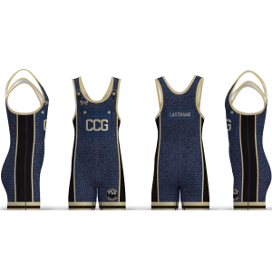 Coal Country Grapplers Blue Men's Singlet