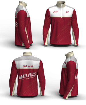 Matletics Men's Mid-Weight Custom Quarter Zip