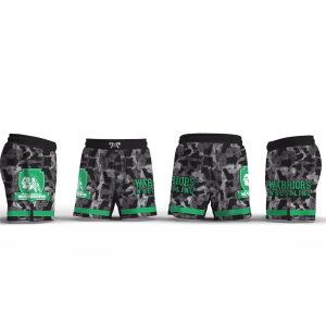 Oak Forest Youth Wrestling Camo Grey 2026 Men's 6" Fight Short