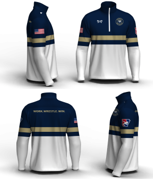 Bentonville Wrestling Club Men's Mid-Weight Custom Quarter Zip
