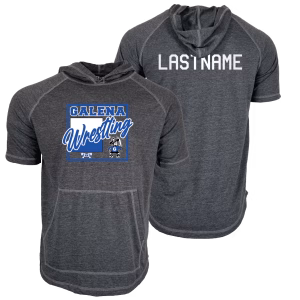 Galena High School Custom Heat Press Short Sleeve Hoodie T-Shirt