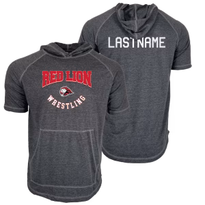 Red Lion Christian Academy Custom Heat Press Short Sleeve Hoodie T-Shirt
