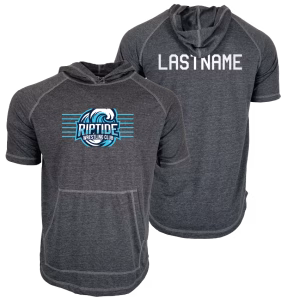 Riptide Wrestling Club AL Custom Heat Press Short Sleeve Hoodie T-Shirt