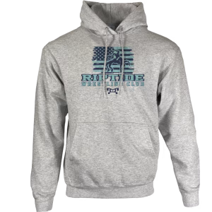 Riptide Wrestling Club AL Custom Sublimated Decal Grey Hoodie