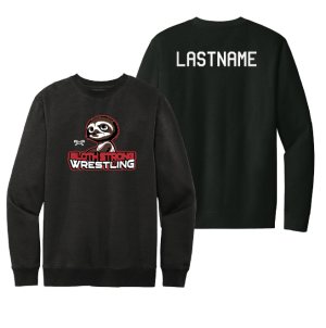 Sloth Strong Wrestling Club Heat Press Crewneck