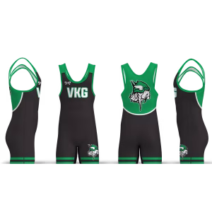 Vikings Wrestling Club Black Men's Singlet