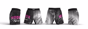 Moon Tigers Youth Wrestling Pink Women's 6" Fight Short