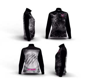 Moon Tigers Youth Wrestling pink Women's Mid-Weight Quarter Zip