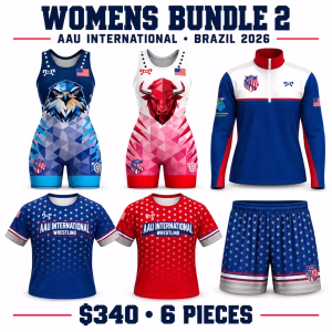 AAU International Womens Bundle 2 — six-piece Brazil 2026 apparel bundle