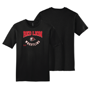 Red Lion Christian Academy Black Custom Heat Press Short Sleeve T-Shirt