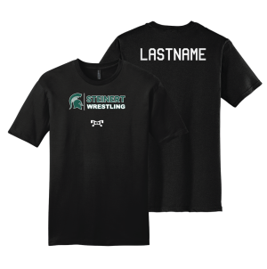 Steinert High School black Heat Press t shirt