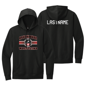 Roughhouse Wrestling black Heat Press Hoodie