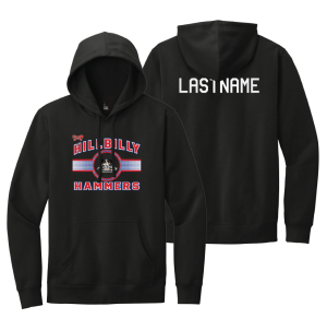 Hillbilly Hammers black Heat Press  Hoodie